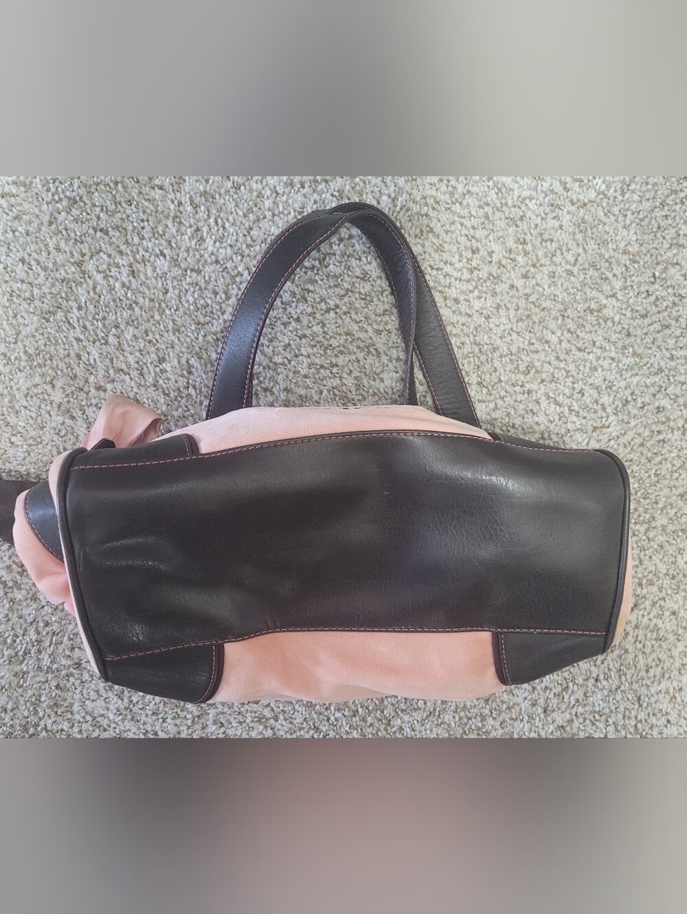 Juicy Couture Daydreamer Pink/Brown Velour Vintage Y2K Bag - Picture 16 of 16